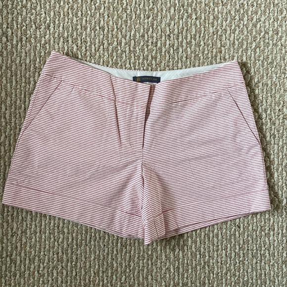 Outback Red Pants - Outback Red NWOT Pink and White Pin-Striped Women’s Shorts